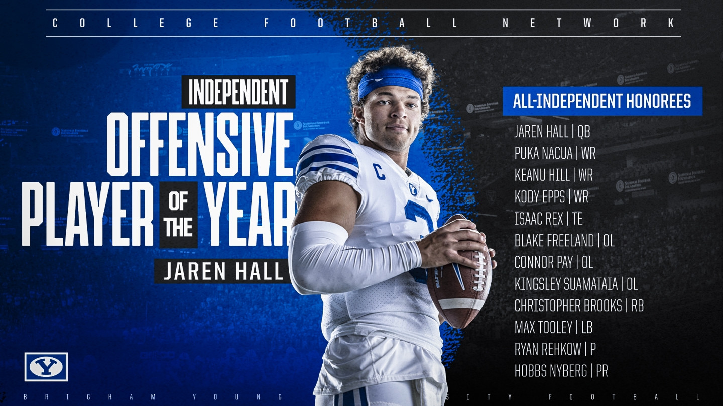 College Football Network names 12 Cougars to All-Independent Teams - BYU  Athletics - Official Athletics Website - BYU Cougars, image size:1440x810