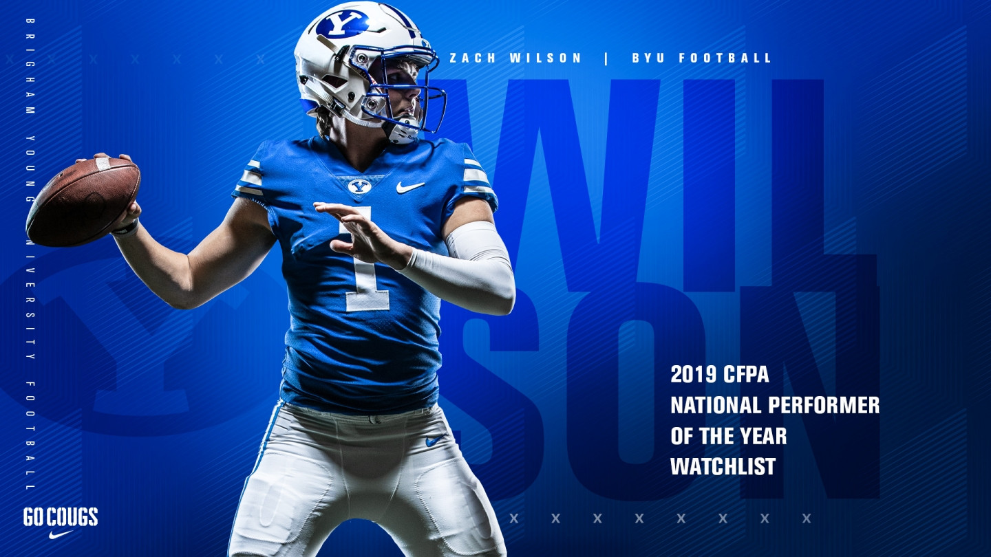 Zach Wilson - Football 2020 - BYU Athletics - Official Athletics Website -  BYU Cougars