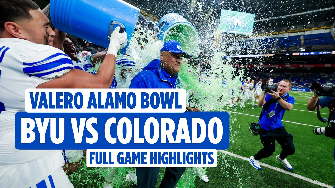 ALAMO BOWL 2024 BYU vs Colorado FULL GAME HIGHLIGHTS BYU Football