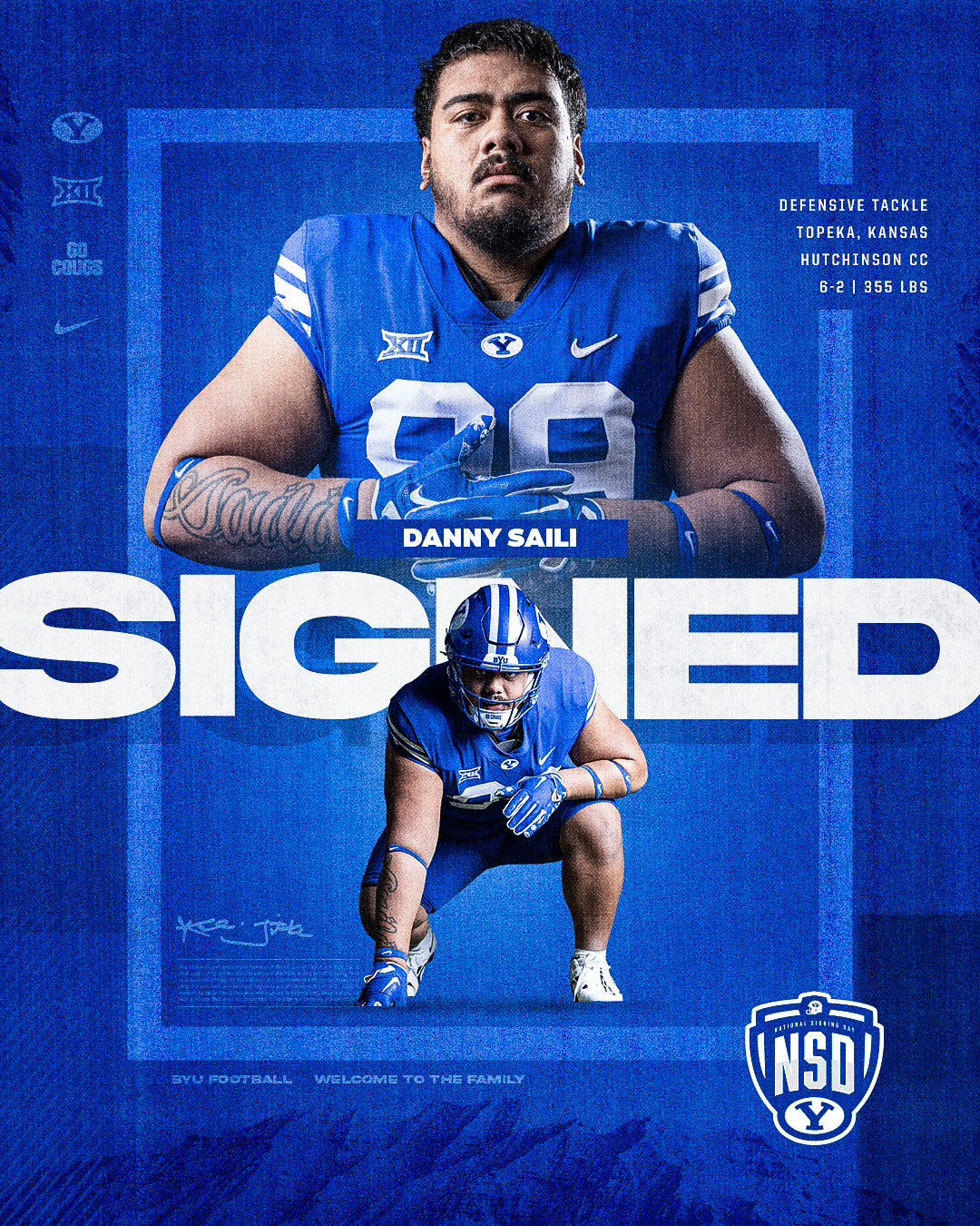 Danny Saili — 2024 BYU Football Recruiting Class - BYU Athletics - Official  Athletics Website - BYU Cougars