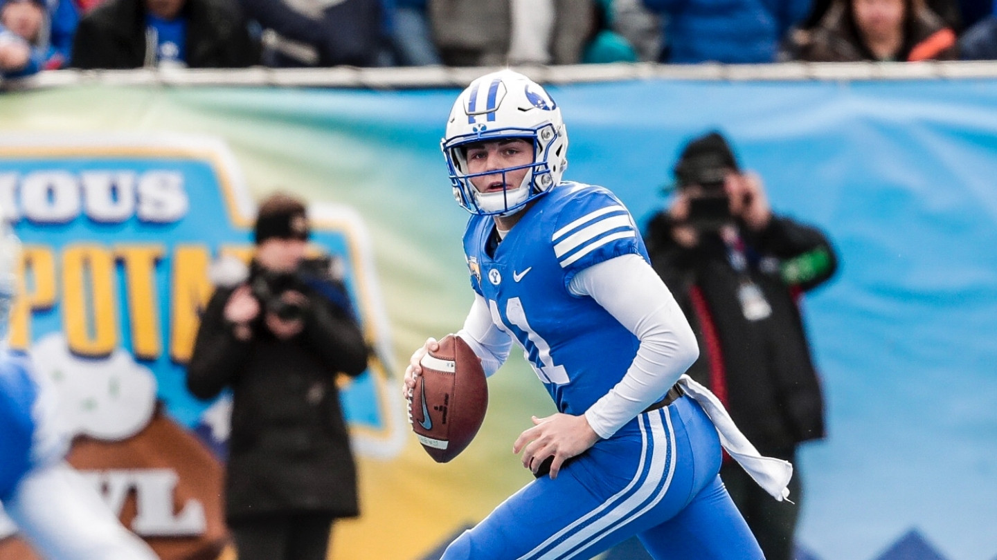 BYU QB Zach Wilson a perfect 18 for 18 in Idaho Potato Bowl win