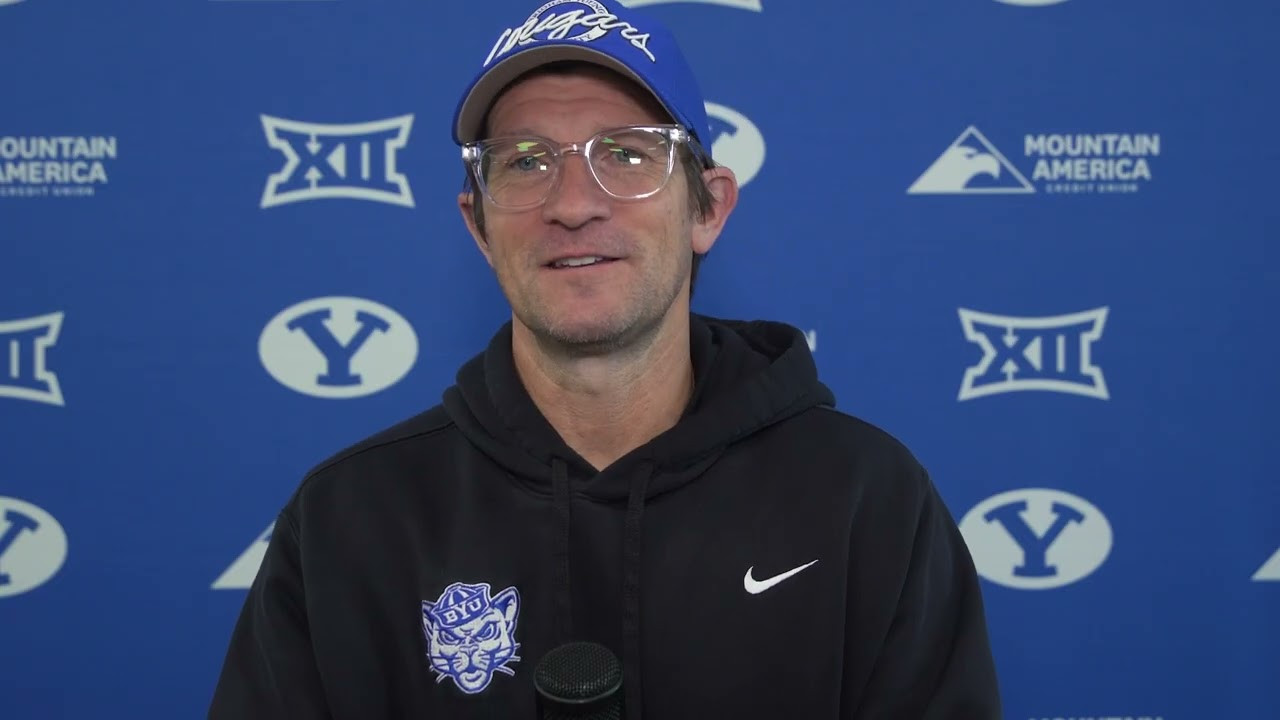 Aaron Roderick | BYU Football | Media Availability | Spring Practice ...