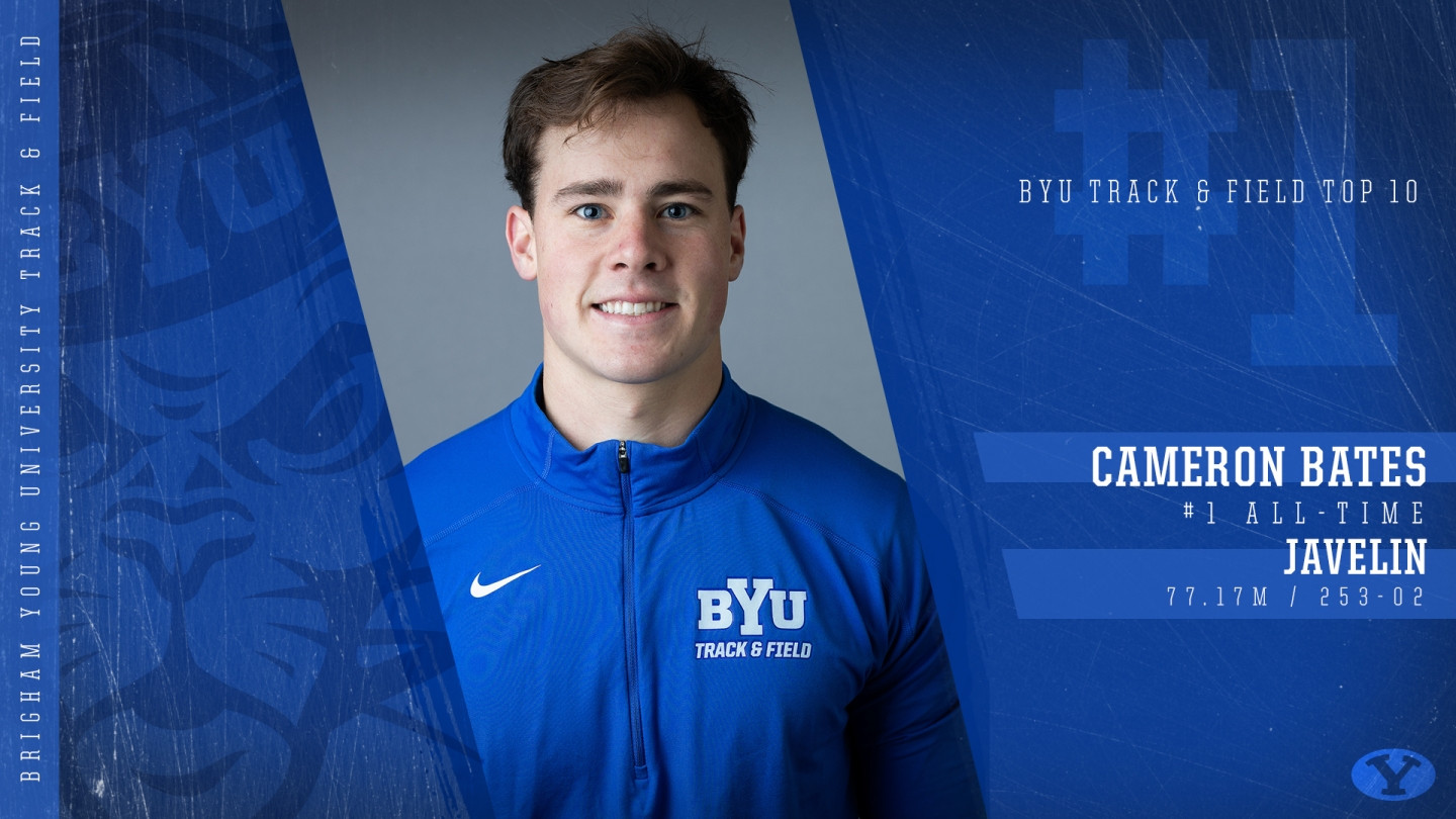 Cameron Bates Men's Track & Field 2024 BYU Athletics Official