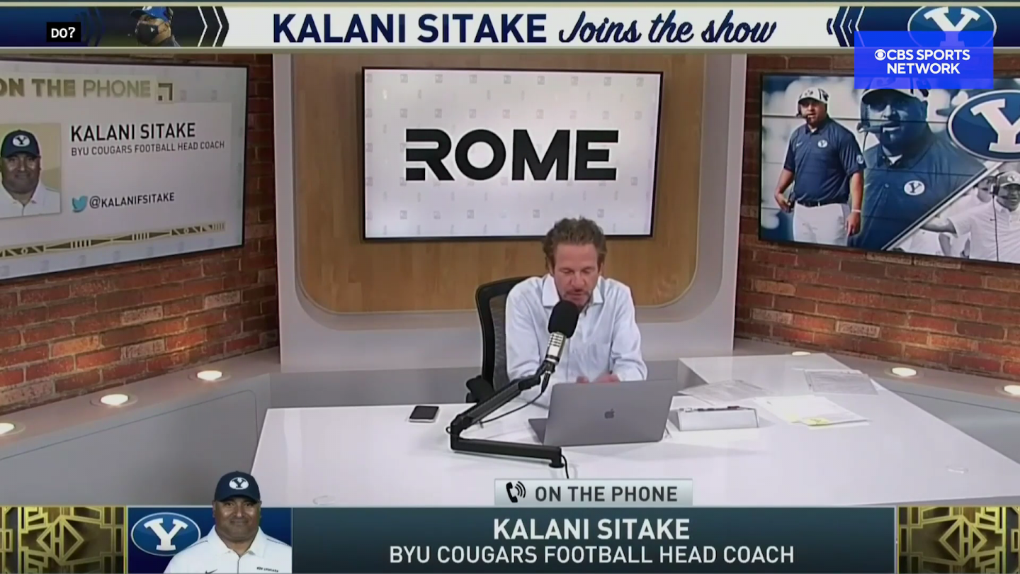 Kalani Sitake featured on Jim Rome Show - BYU Athletics - Official  Athletics Website - BYU Cougars