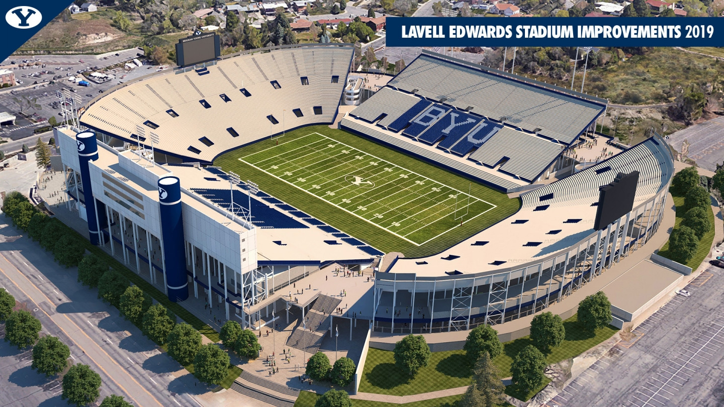 University releases renderings of improvements to LaVell Edwards Stadium -  BYU Athletics - Official Athletics Website - BYU Cougars