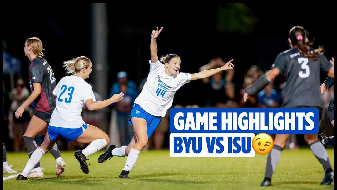 BYU Women's Soccer vs Iowa State University Full Game Highlights