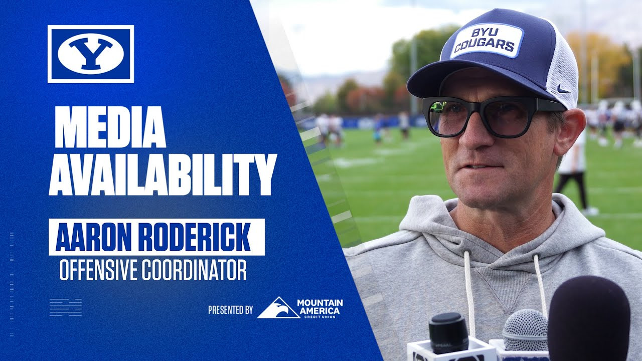 Aaron Roderick | BYU Football | Media Availability | Utah | October 14 ...