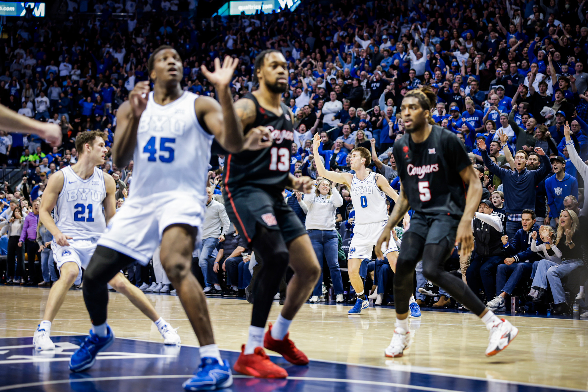 No. 21 BYU's Comeback Falls Short In 75-68 Loss To No. 4 Houston - BYU ...