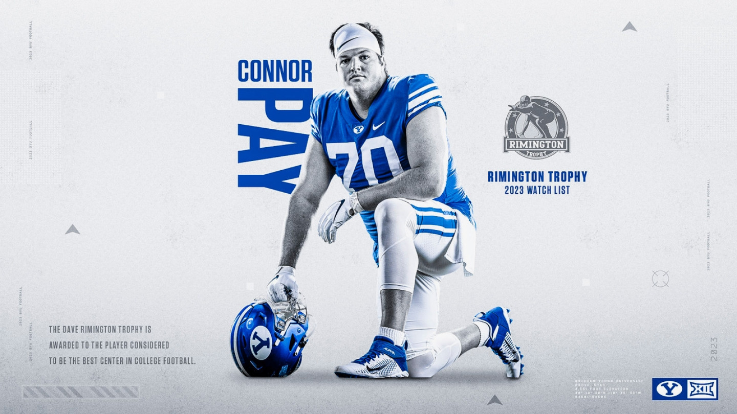 Pay selected to the Rimington Trophy watchlist for a second year - BYU ...