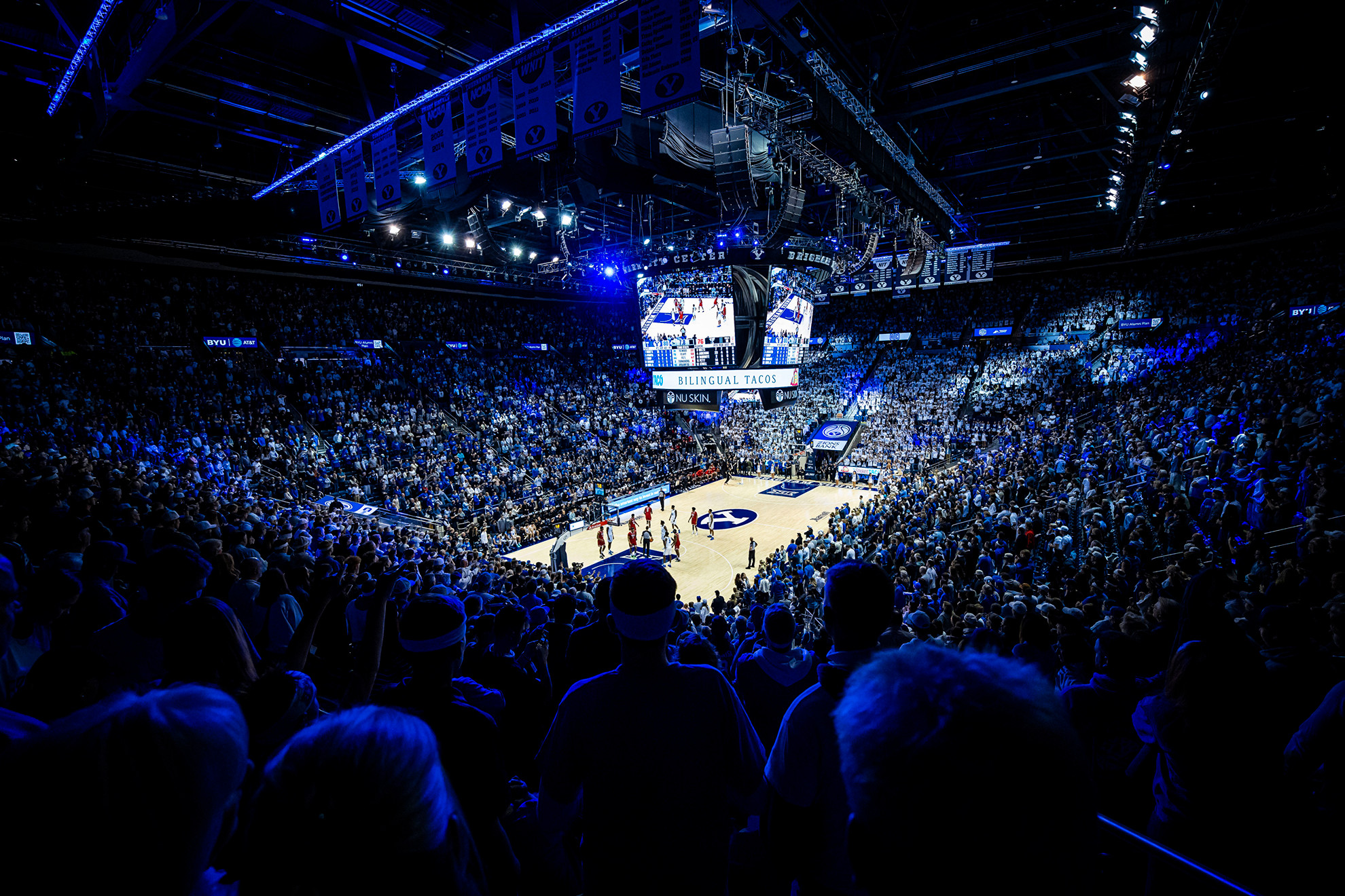 The Cougards defeated No. 10 Texas Tech 82-76 on March 7, 2026 at the Marriott Center.