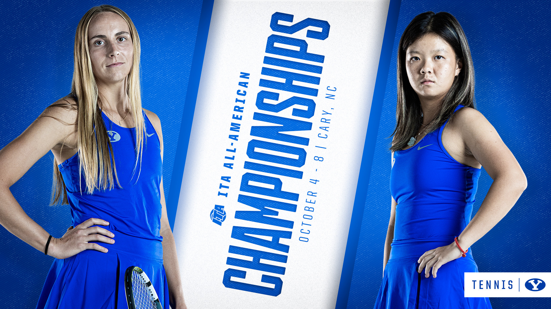 Astle and Huang set for ITA AllAmerican Championships BYU Athletics