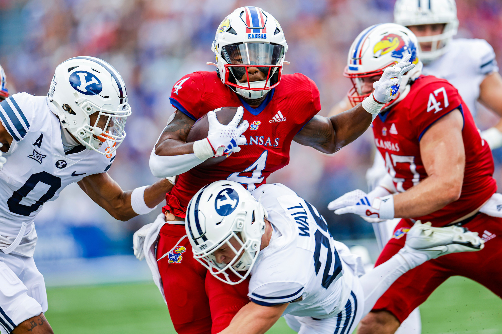 Cougars Can't Hold On In Second Half, Fall 38-27 To Kansas In Big 12 ...