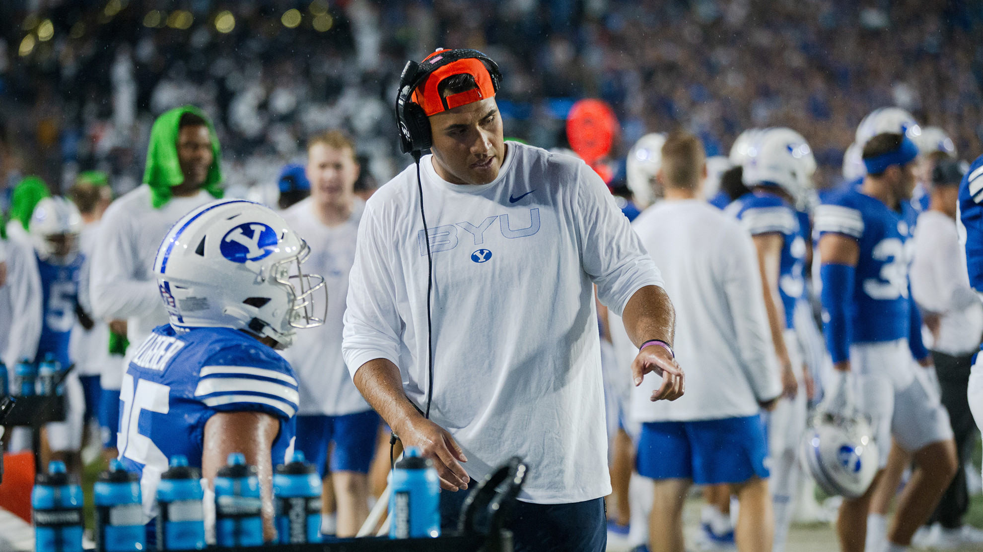 2023 Fall Camp: Practice 7: Coach Sione Po'uha and Defensive Tackles  Preview - BYU Athletics - Official Athletics Website - BYU Cougars