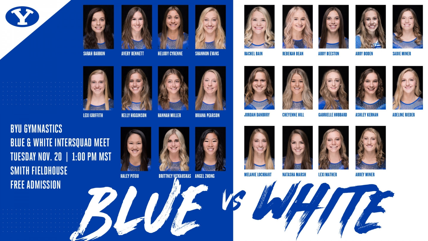 2019 Blue and White teams announced - BYU Athletics - Official Athletics  Website - BYU Cougars