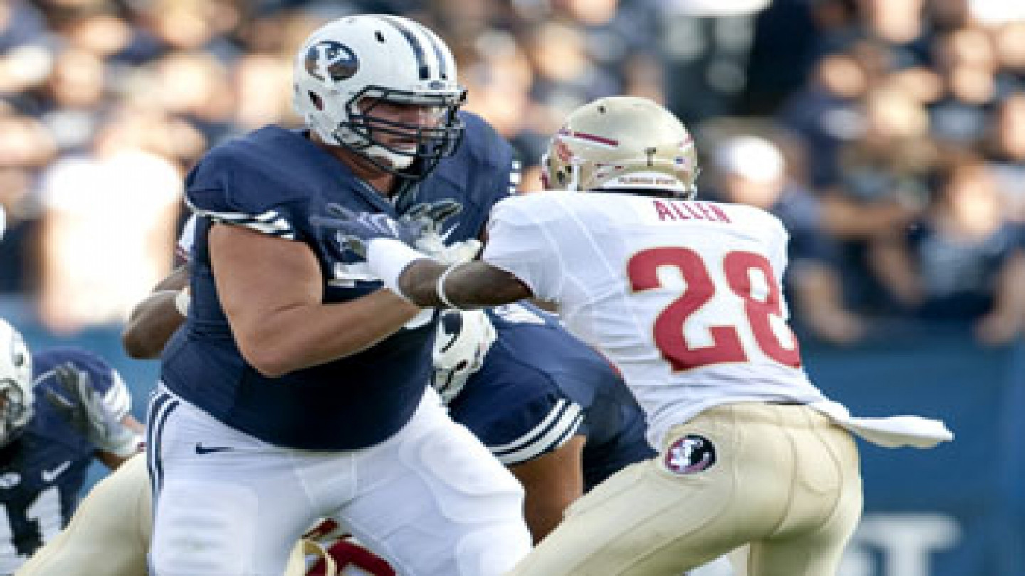 Penn State Lance 23 Football Jersey in Navy by Lance Apparel