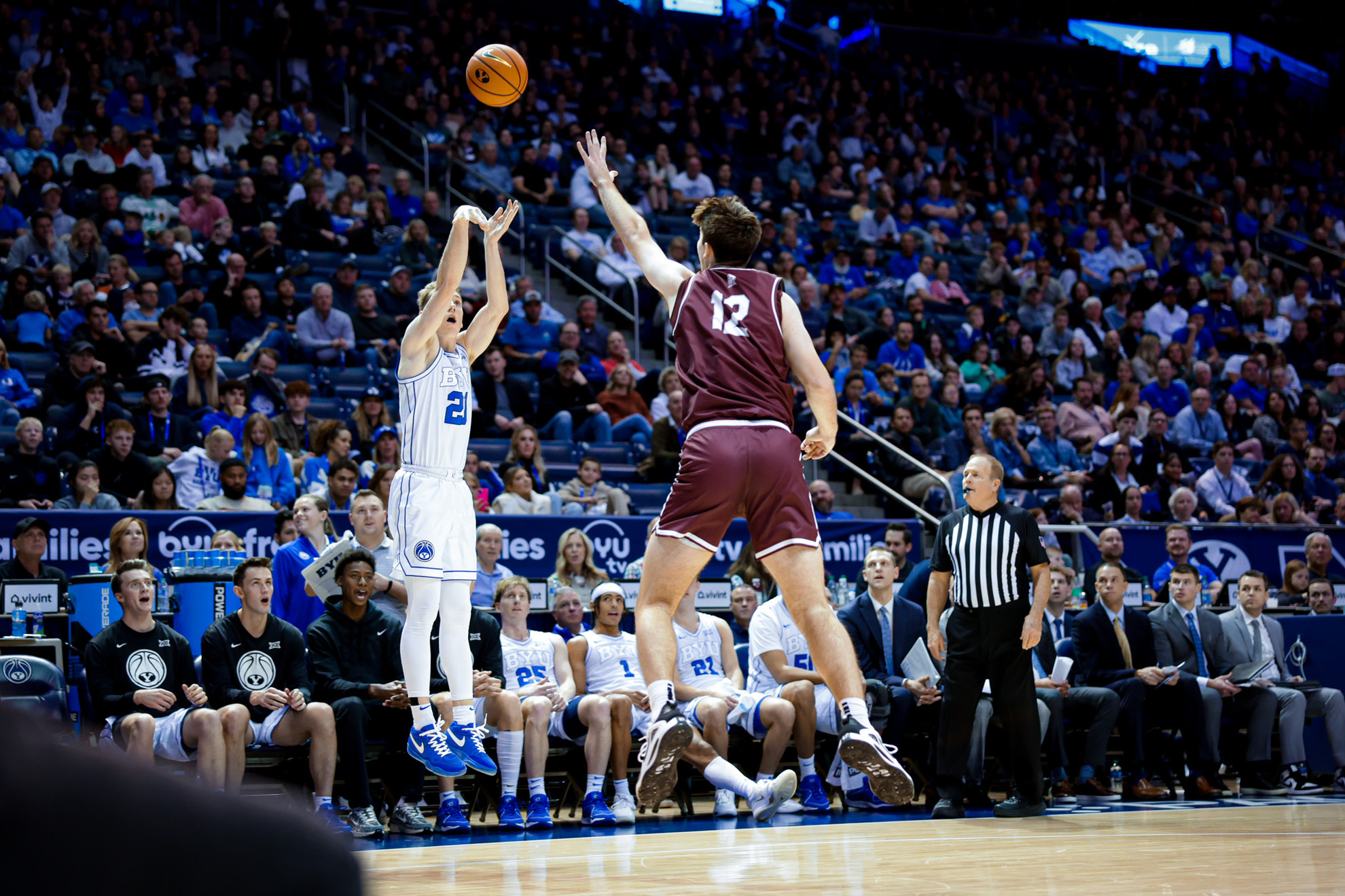 No. 17 BYU Connects On Season-high 16 3-pointers In Win Over Bellarmine ...