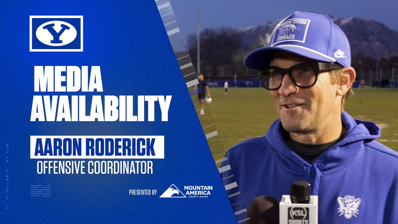 Roderick Michigan Aaron Roderick | BYU Football | Media Availability | UCF | November 25 ...