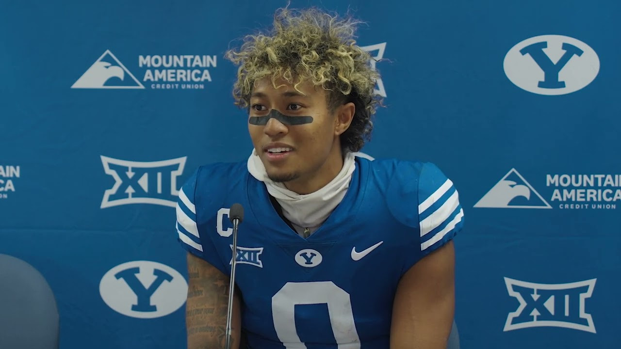 Jakob Robinson BYU Football Postgame Arizona October 12, 2024