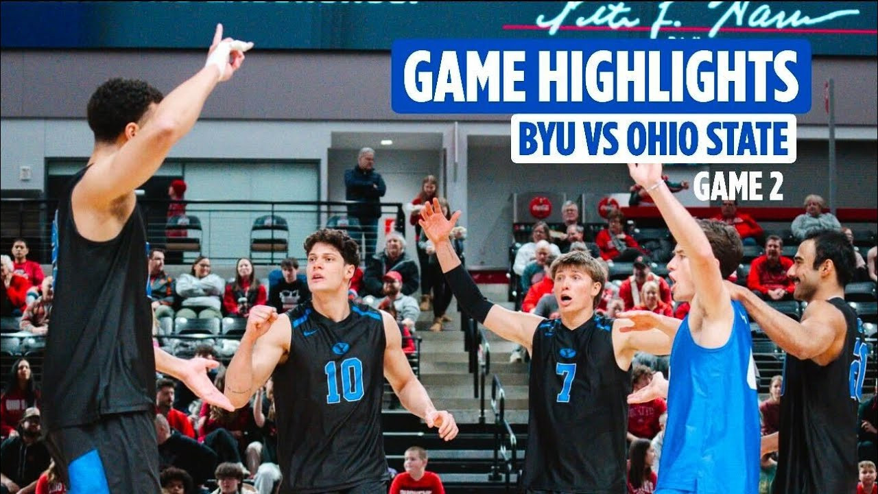 BYU Men's Volleyball vs Ohio State Game 2 Full Game Highlights