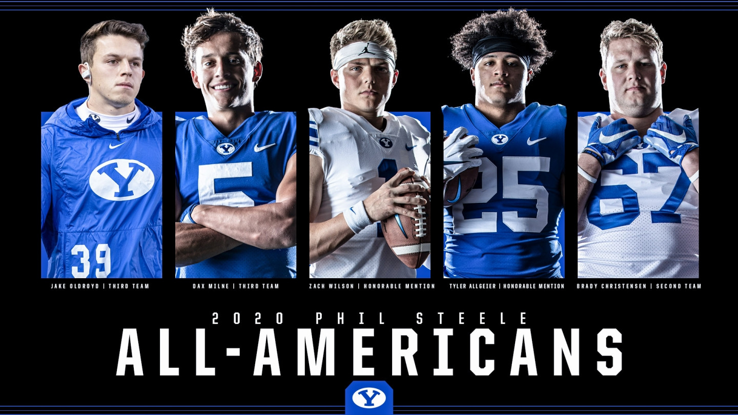 Five Cougars receive 2020 Phil Steele All-America recognition - BYU  Athletics - Official Athletics Website - BYU Cougars