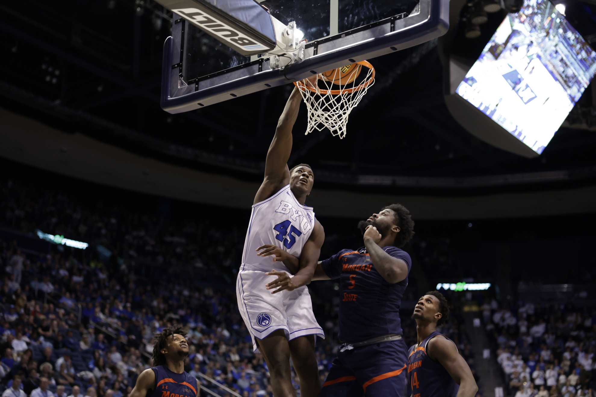 Four Score In Double Figures As BYU Overpowers Morgan State 93-50 - BYU ...