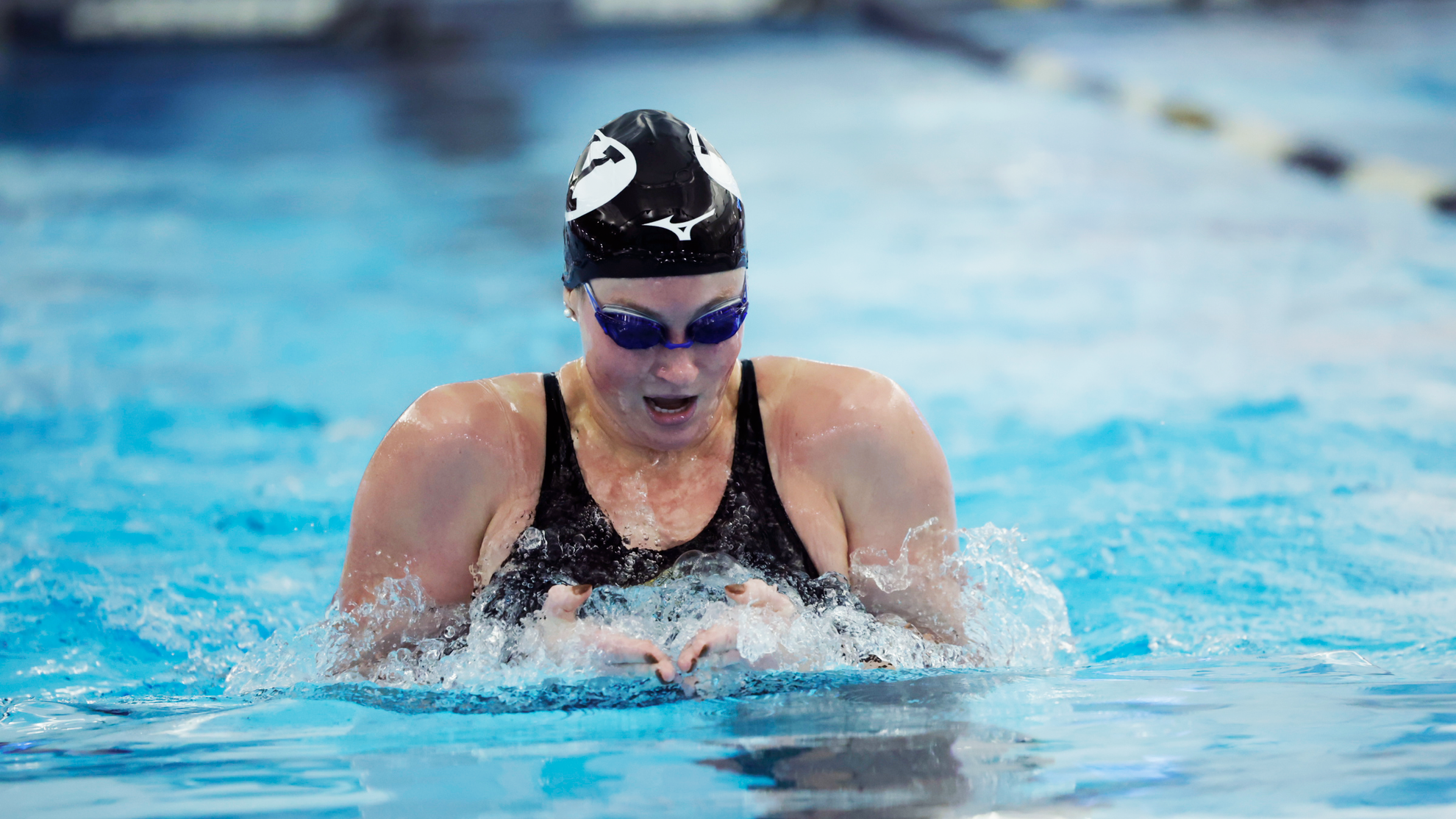 BYU Women’s Swim and Dive Team Falls to UNLV in Intense Dual Meet