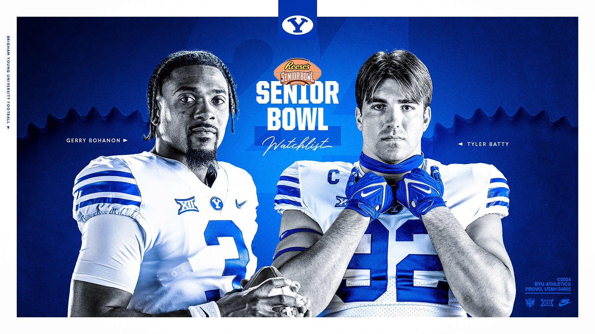 Batty and Bohanon named to Reese’s Senior Bowl watchlist BYU Athletics Official Athletics