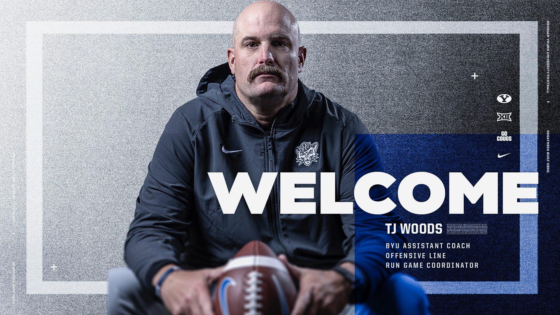BYU hires TJ Woods as offensive line coach and run game coordinator - BYU  Athletics - Official Athletics Website - BYU Cougars