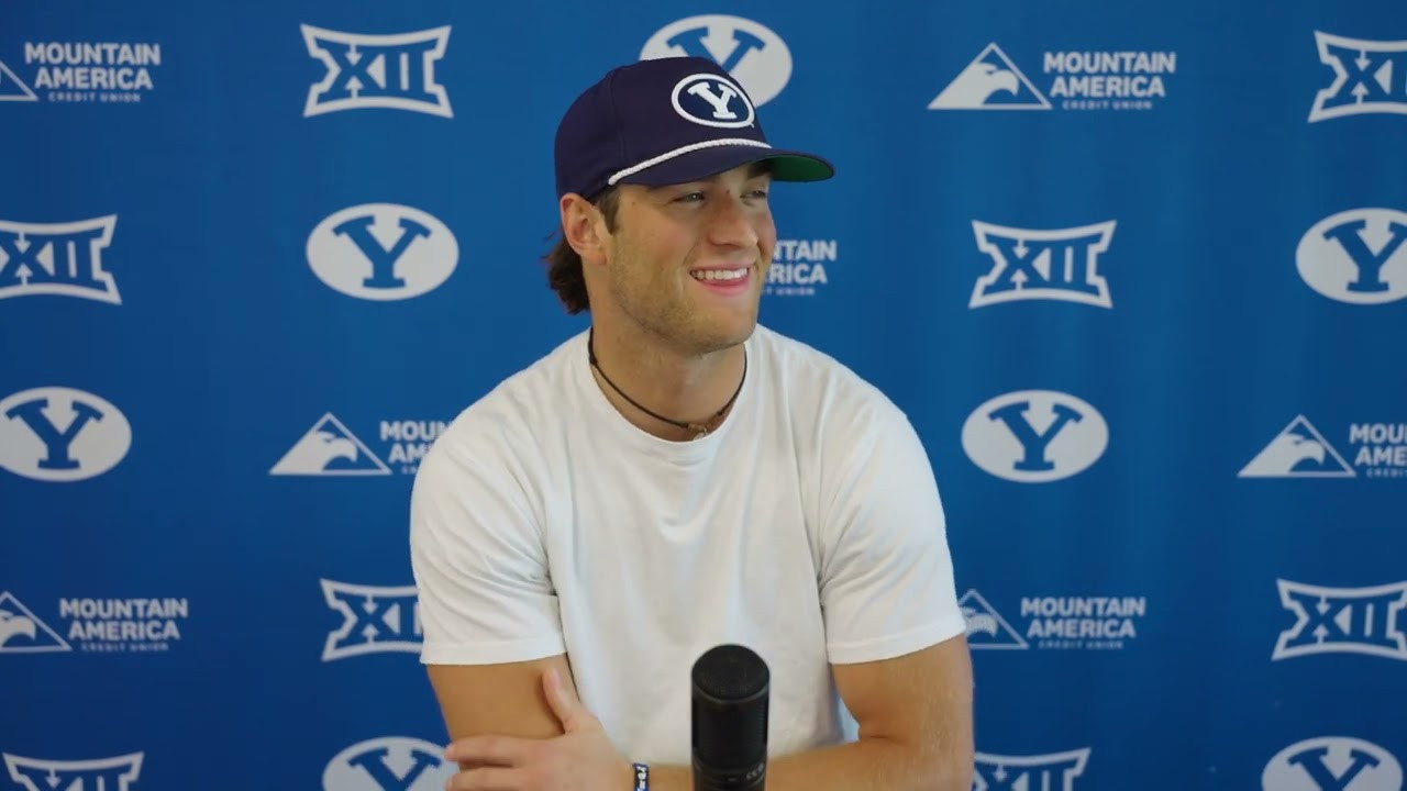 Chase Roberts BYU Football Media Availability Oklahoma State