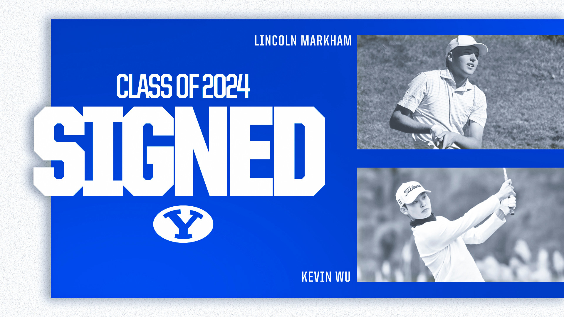 Men’s golf announces 2024 signing class BYU Athletics Official