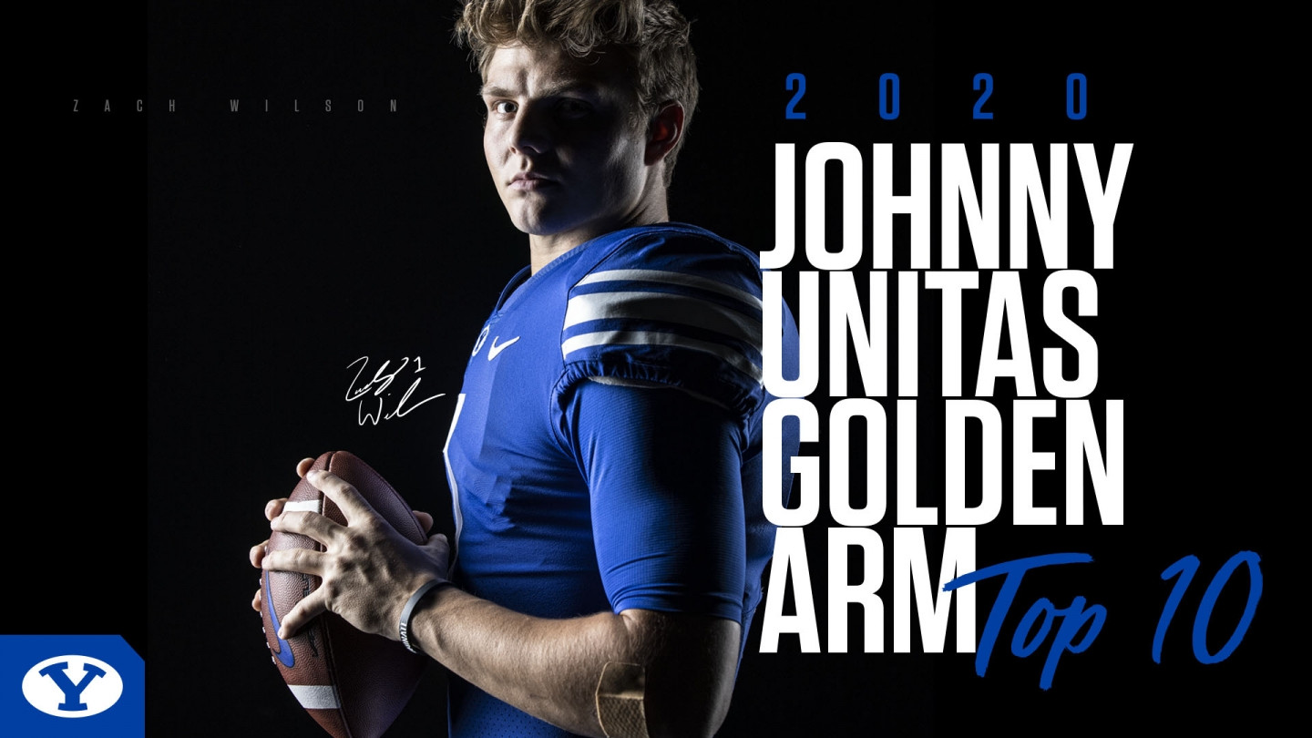 Johnny Unitas Golden Arm Award Adds BYU QB Zach Wilson To 2020