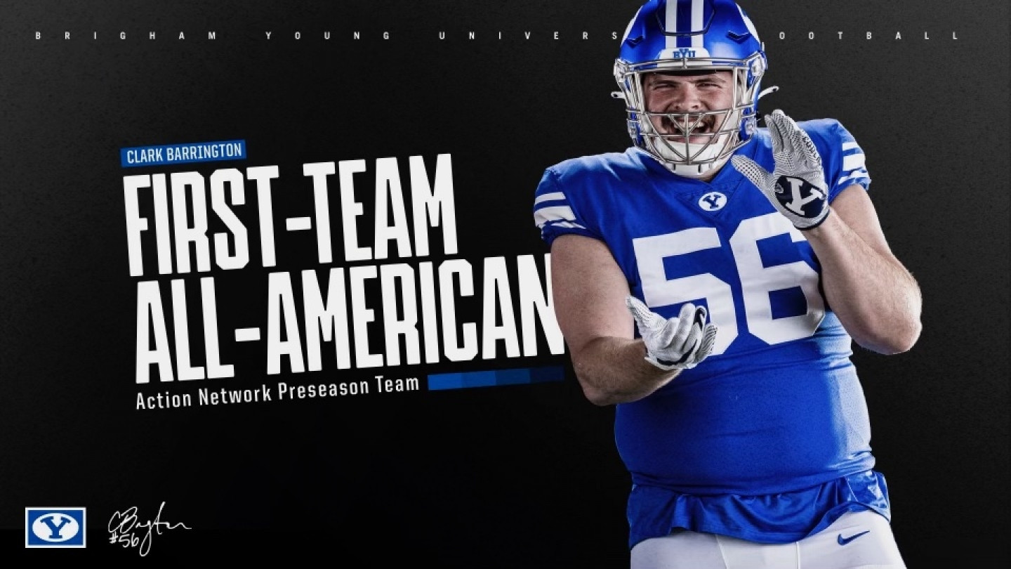 Barrington named PFF Third-Team All-American - BYU Athletics - Official  Athletics Website - BYU Cougars